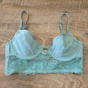 FREE PEOPLE | Intimately Lace Bralette Balconette Bra | Sz. 32B
